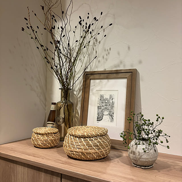 額縁 ゴールド ロココ調 フレーム インテリアIKEA UNG DRIL ミラー