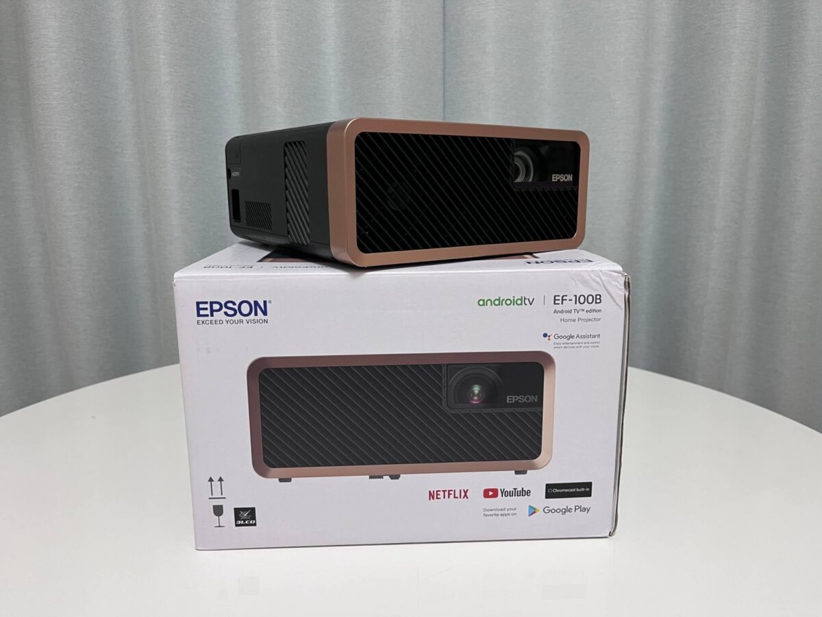 EPSONのdreamio EF-100BATVを使用レビュー! 場所を選ばない手軽さが