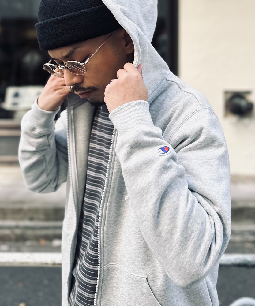 無地ジップパーカー(M キナリ): トップス｜Right-on公式オンラインショップ