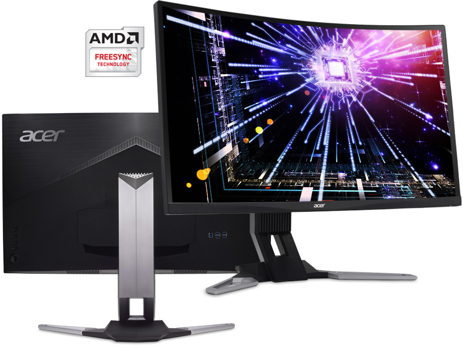 Acer Introduces New Curved Gaming Monitors The XZ1 Series 1440P