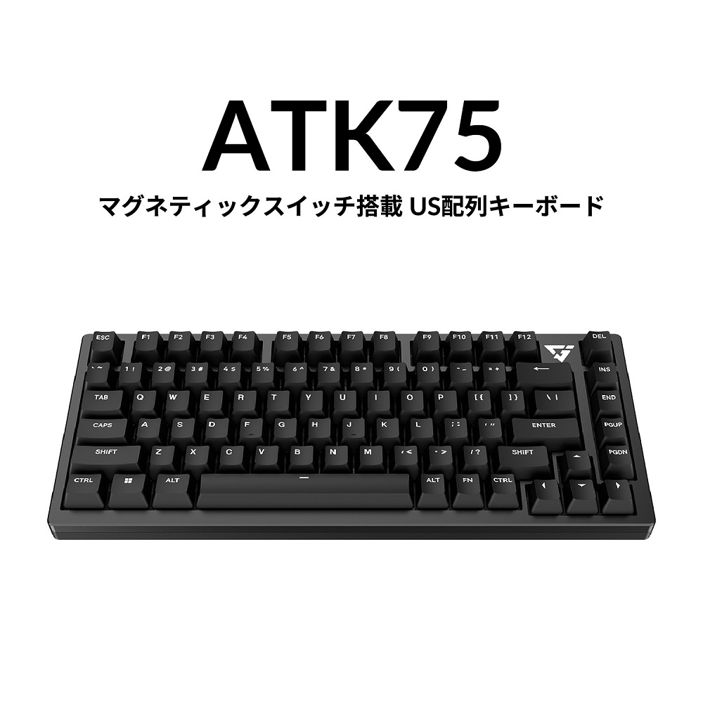 ATK ATK 75 (L版 ブラック) 75％ US配列 ゲーミングキーボード ATKII
