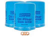 OEM 300ZX (Z32) VG Oil Filters with Crush Washers - 3 Pack