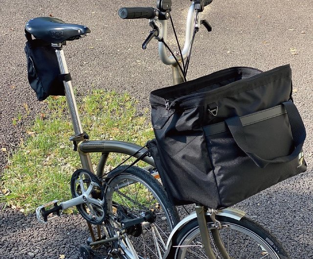 台湾 ブロンプトン ナイロン製フロント バッグ、MIT アルミニウム合金