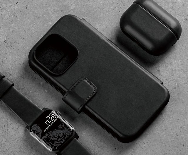 台湾 【NOMAD USA】厳選ホーウィンレザーケース-iPhone 15 Pro Max