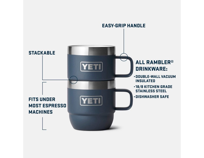 YETI 6 Ounce Stackable Mugs - Set of 2