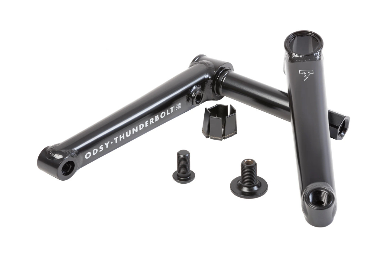 Odyssey Thunderbolt Cranks BMX Freestyle Black - Americancycle.com