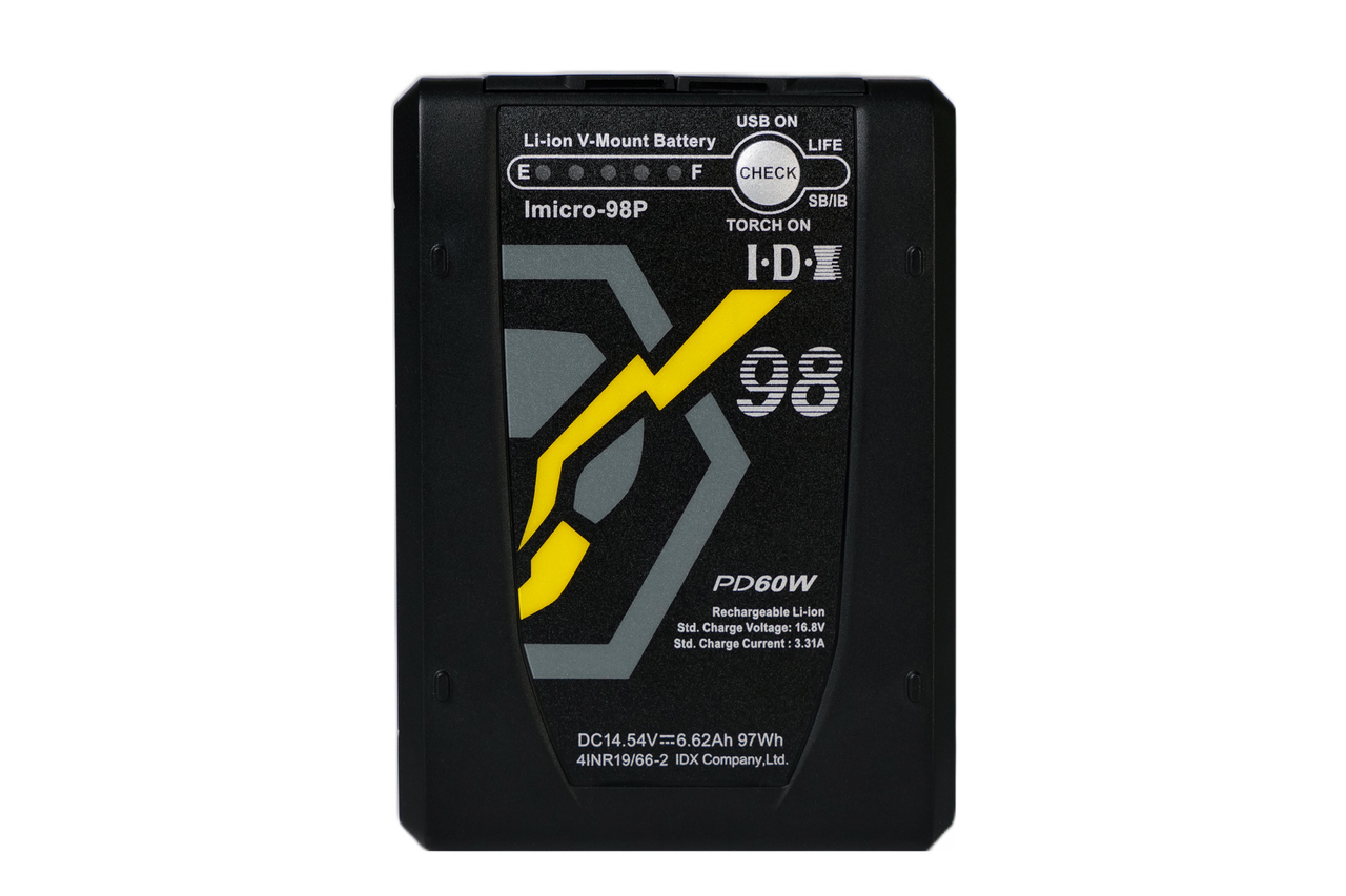 Imicro-98P (Micro 97Wh High-Load Li-Ion V-Mount Battery w 2x D-Tap)