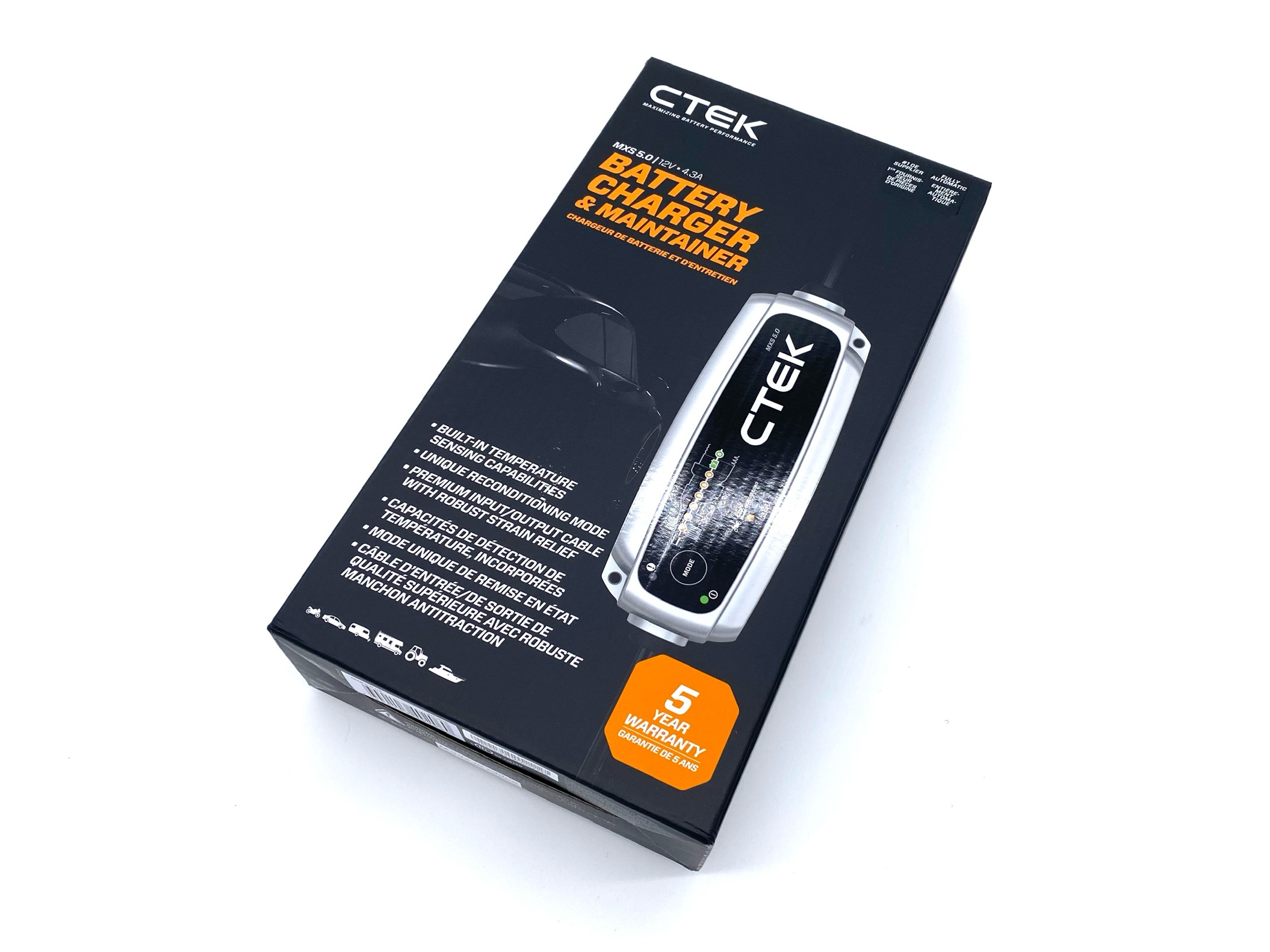 CTEK MXS 5.0 12v battery charger