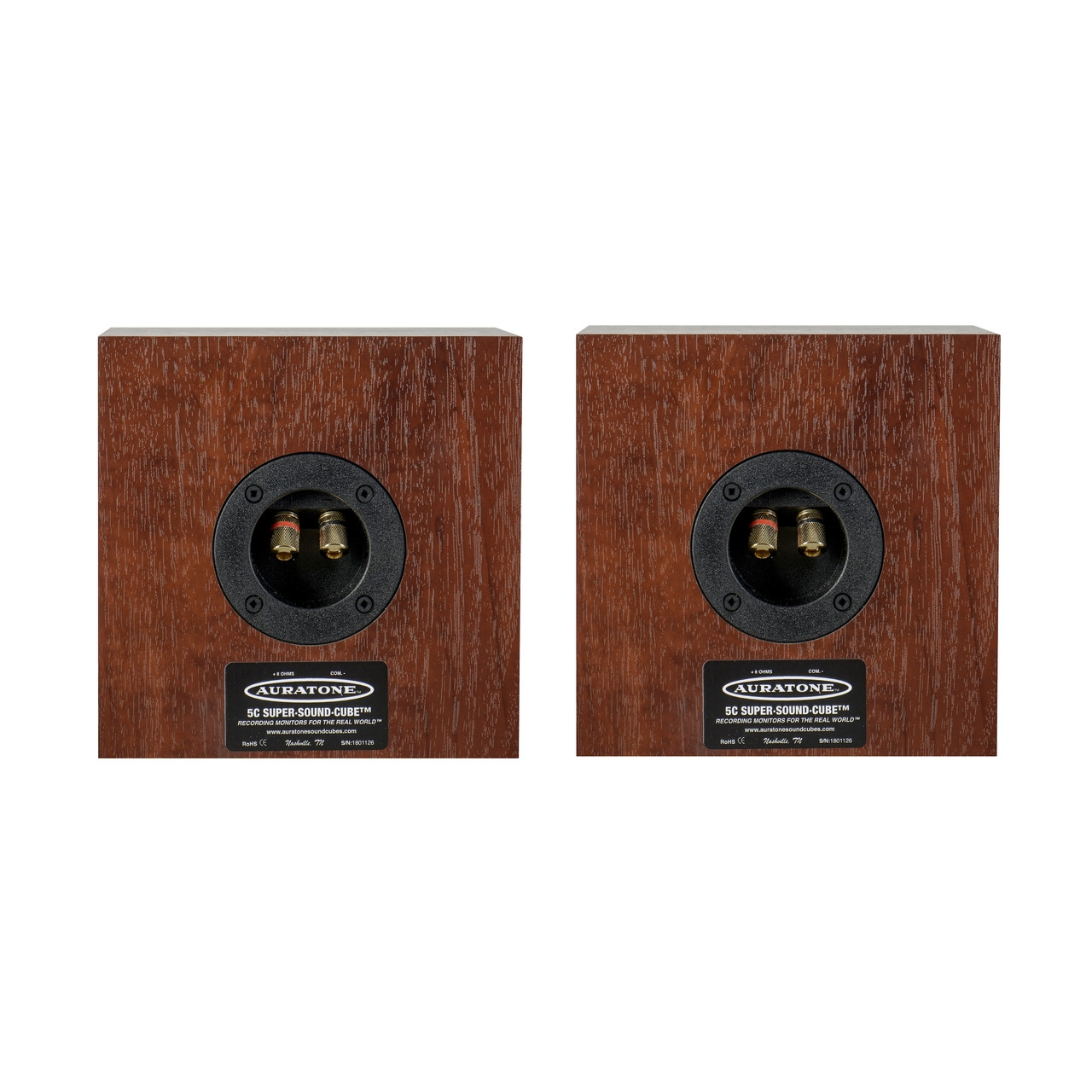 Auratone 5C Super Sound Cube Pair Mahogany | ZenPro Audio