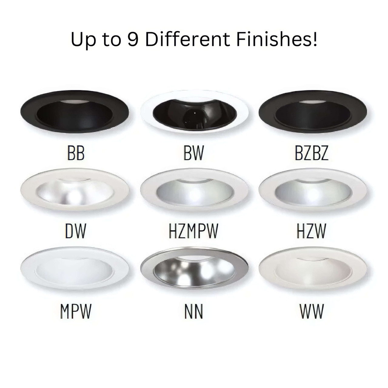 Nora Click Round Baffle Trim – LED Retrofit