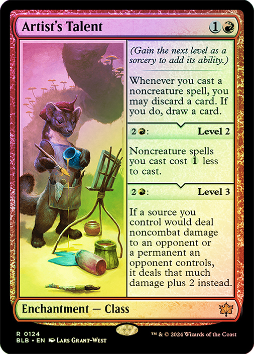 mtg 美術家の才能 Artist's Talent 4枚 英語 美術家の才能/Artist's