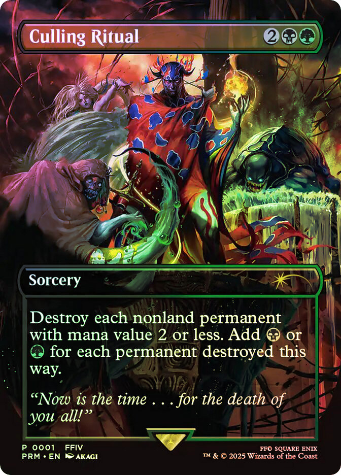 mtg 選別の儀式 Culling Ritual foil Culling Ritual (FINAL FANTASY