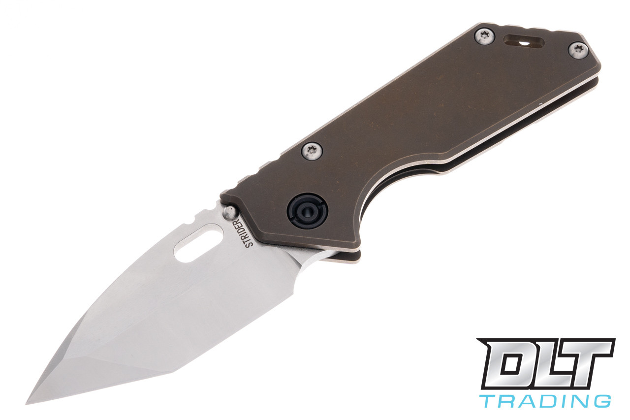 Strider .75 AR Tanto Tumbled S45VN - Bronze Anodized Titanium