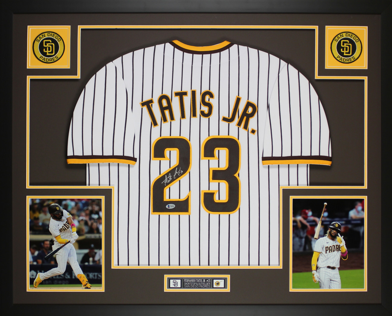Fernando Tatis Jr Autographed and Framed San Diego Padres Jersey