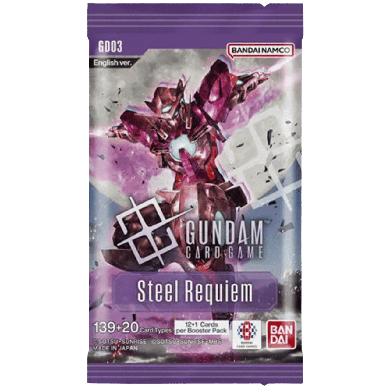 Gundam Card Game: Steel Requiem - Booster Pack (GD03) - Game Nerdz