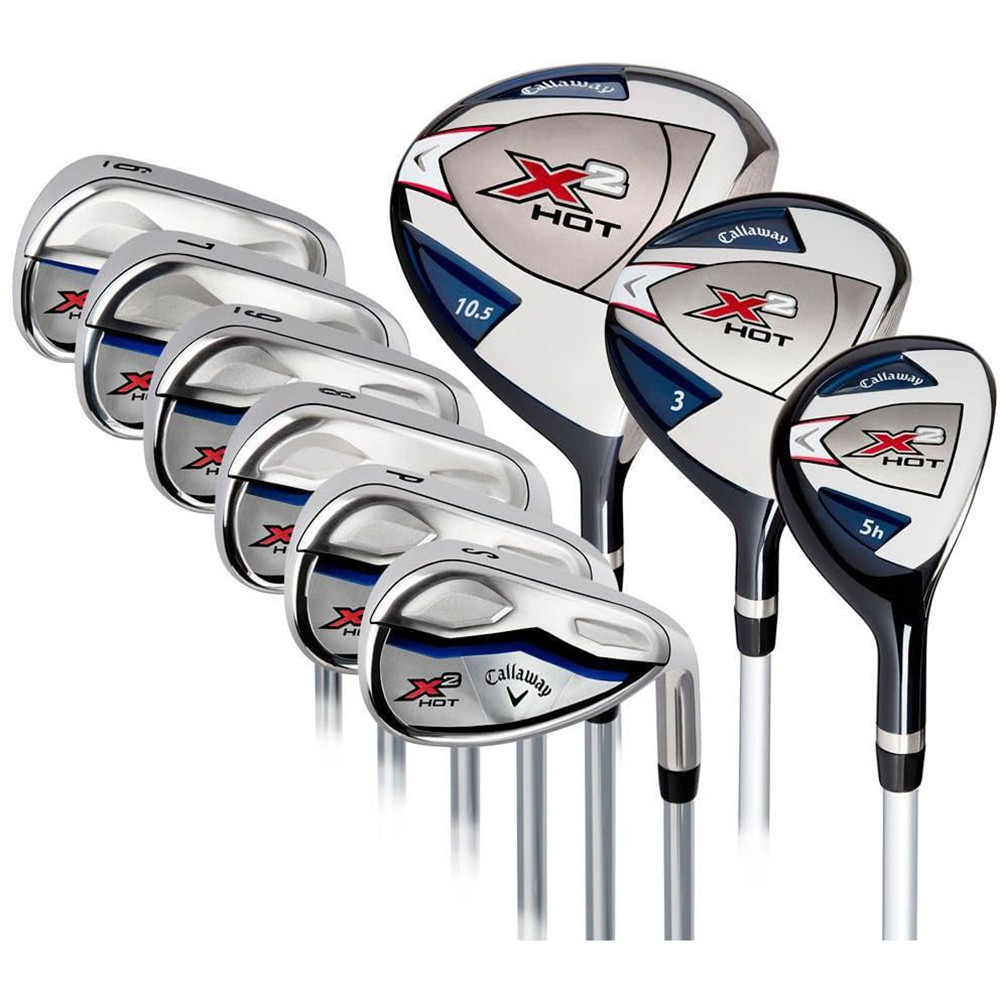 Callaway X2 Hot 9-Piece Golf Club Set - Left-Handed - Maple Hill Golf