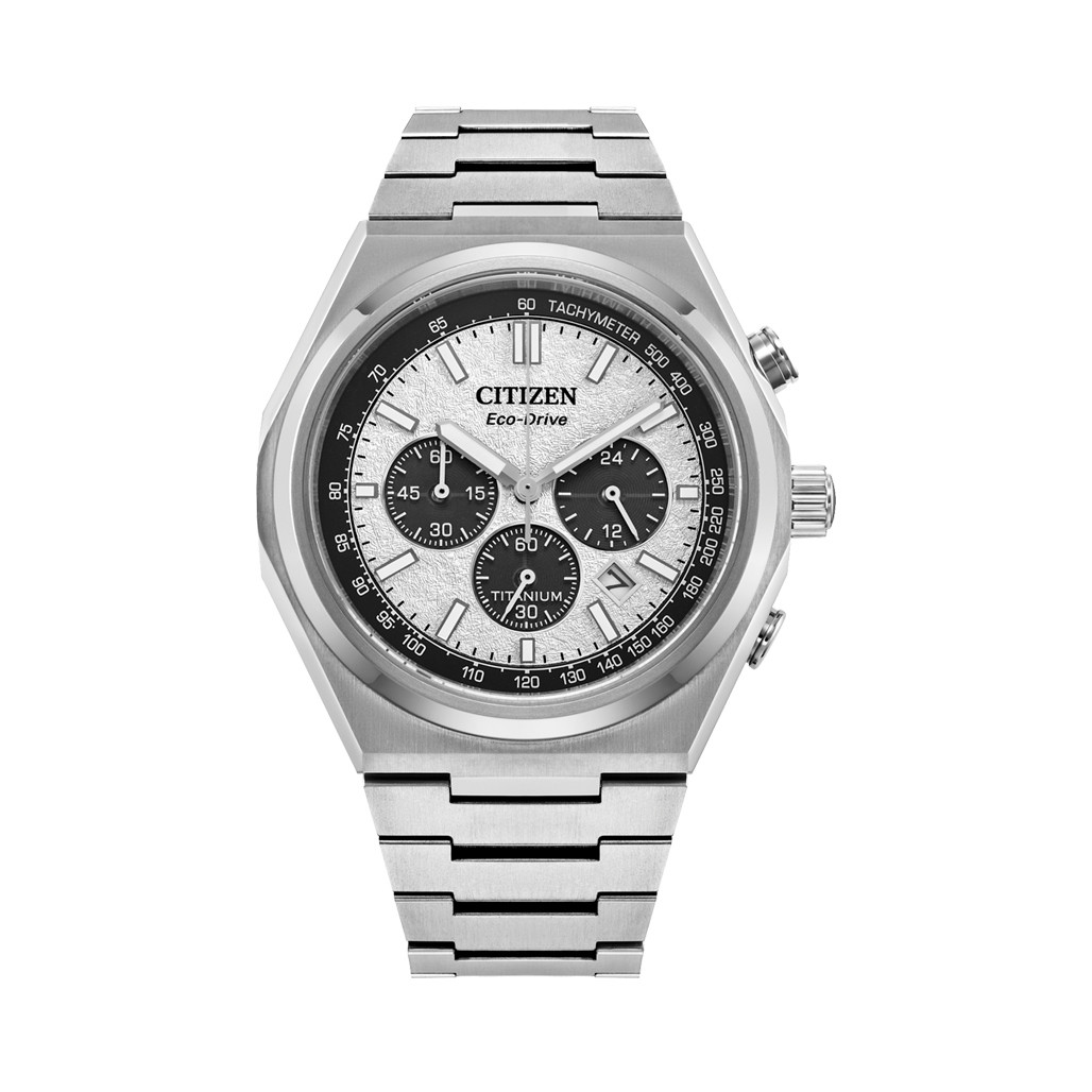 Citizen Zenshin Super Titanium Chronograph with Silver Dial