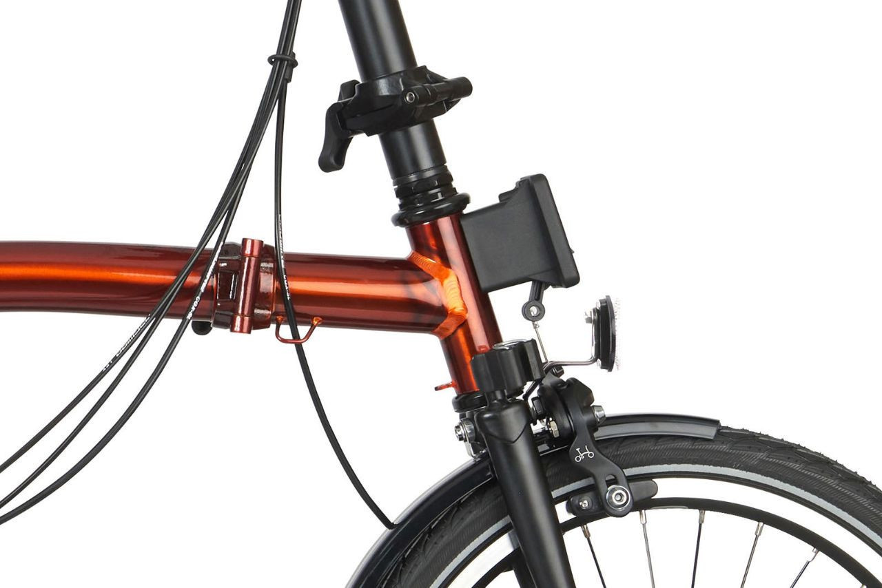 C Line - 6 Speed - Flame Lacquer | Brompton Bicycle USA