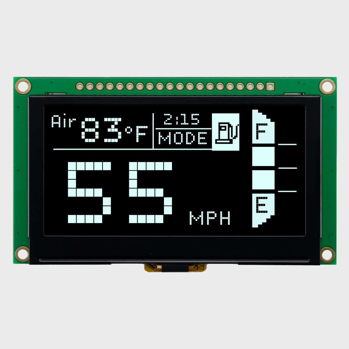 2.7 inch White Graphic OLED Module