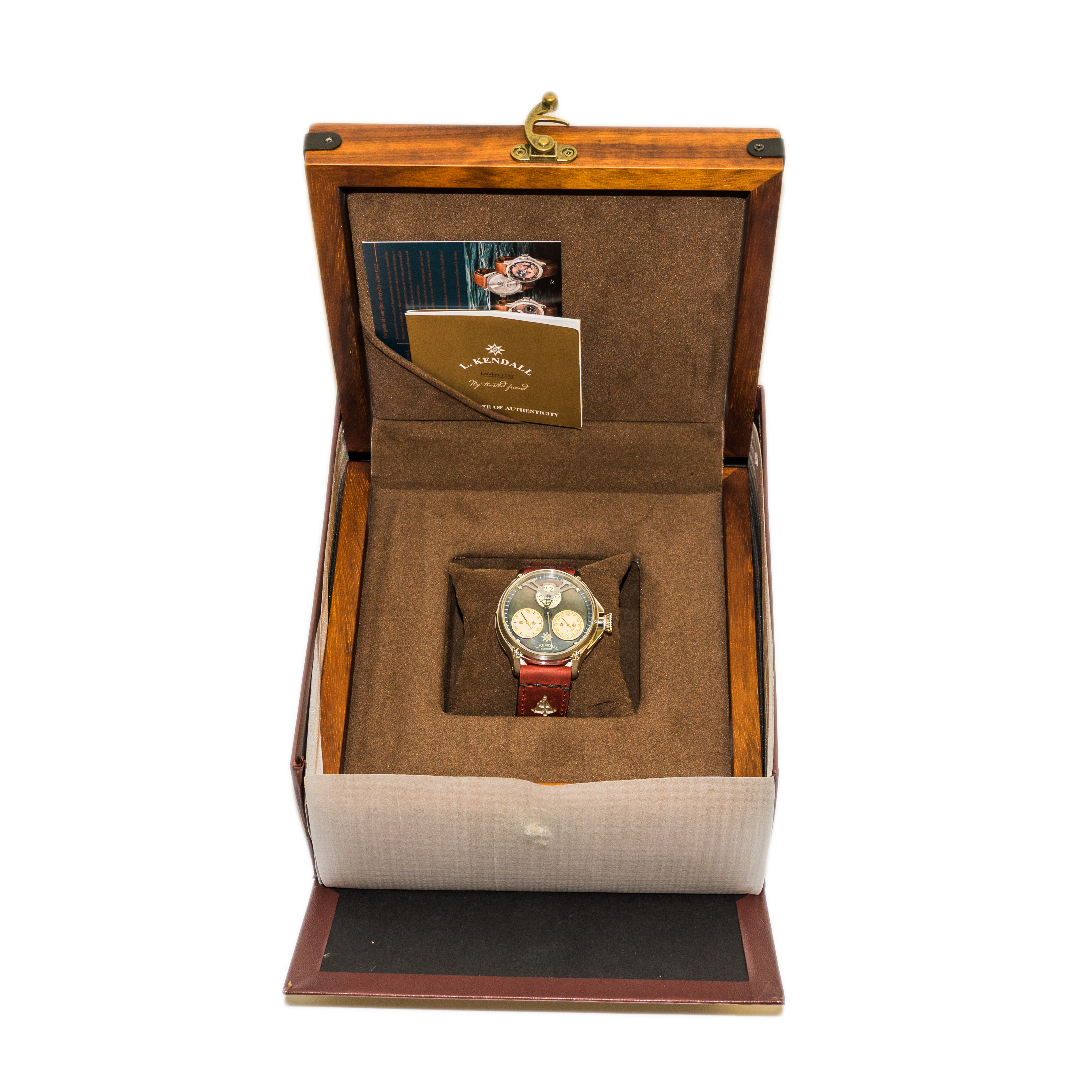 L. Kendall K6 Large Date *Luminous Black MOP Dial* - DelrayWatch.com