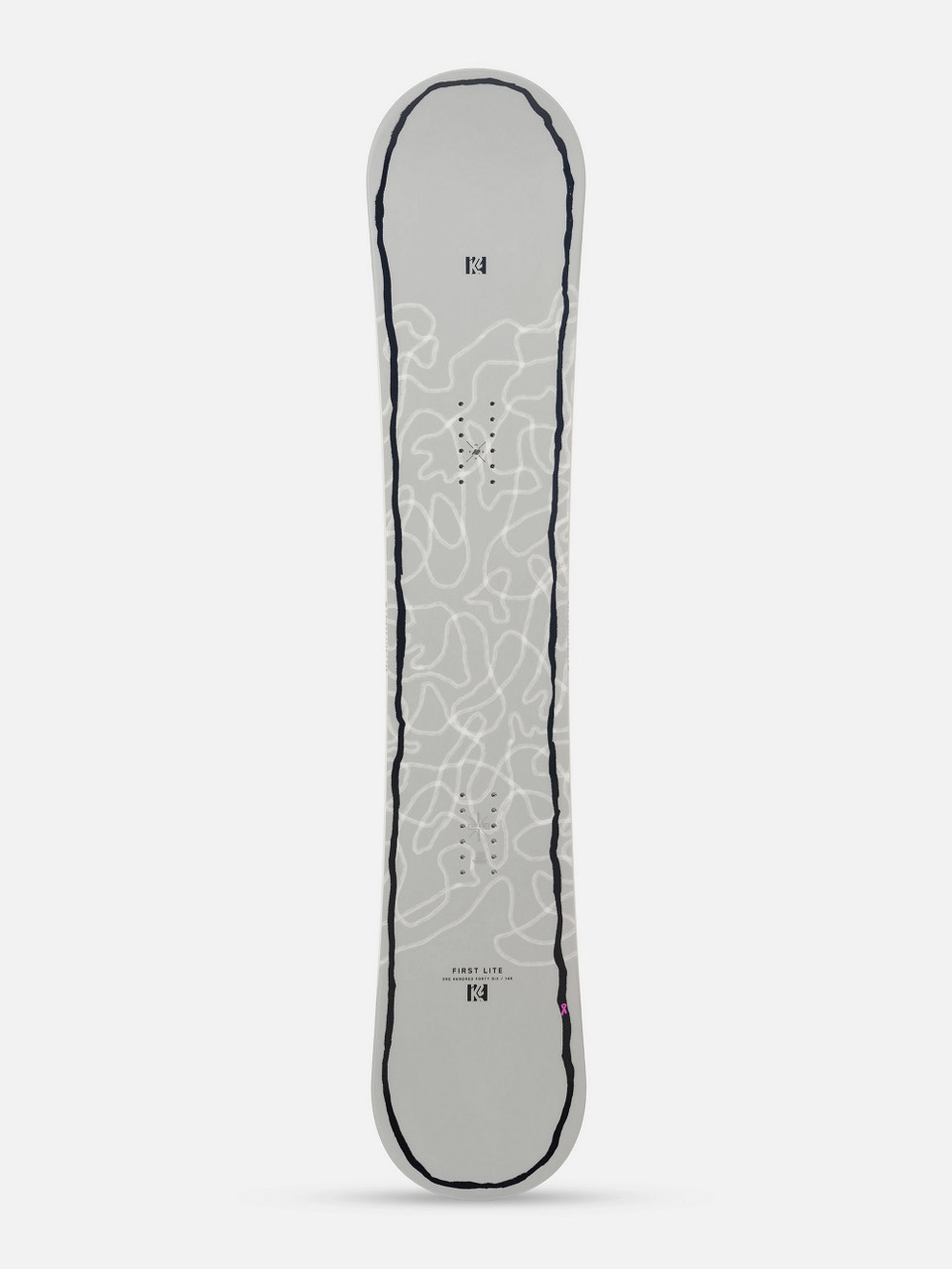 K2 First Lite Snowboard White Grey 142 | Boardparadise.com