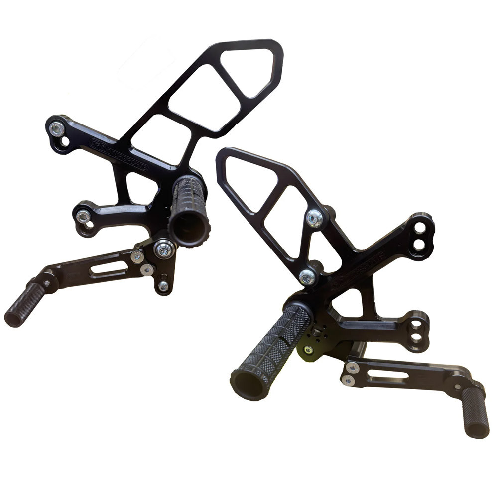 Woodcraft Kawasaki ZX-4RR 2023-2025 Adjustable Rearset Kit