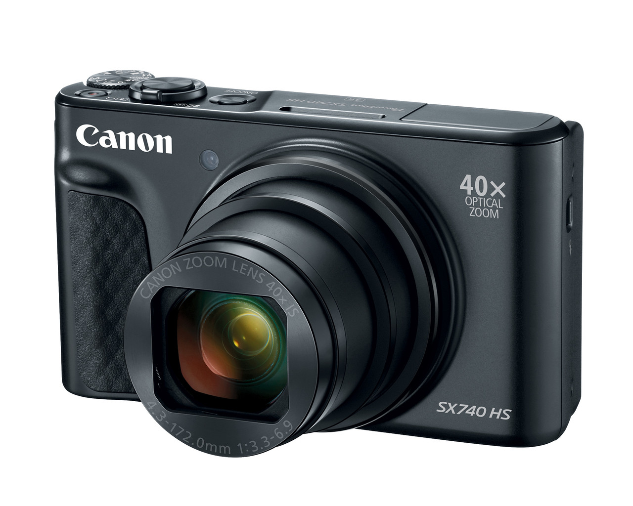 Canon PowerShot SX740 HS Digital Camera (Black) | Bedfords.com