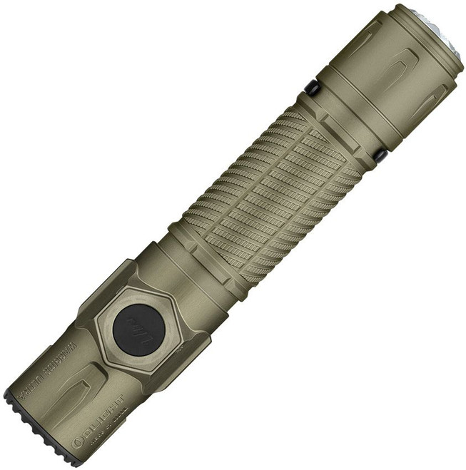 Olight Warrior Ultra Flashlight Olive Green Aluminum Handle 2500
