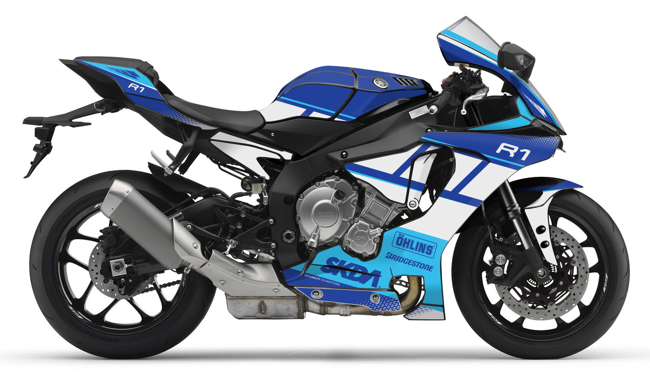 PACE Blue Supersport Full Graphics Kit | SKDA USA