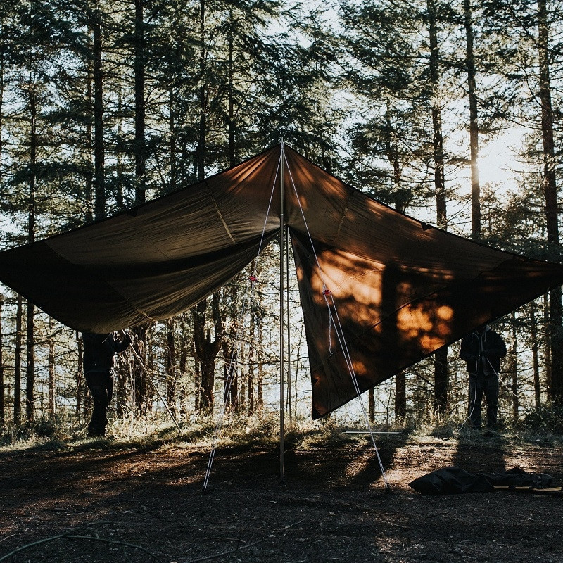 テント・タープ MAC ONE Recta tarp L Ranger Coyote テント・タープ