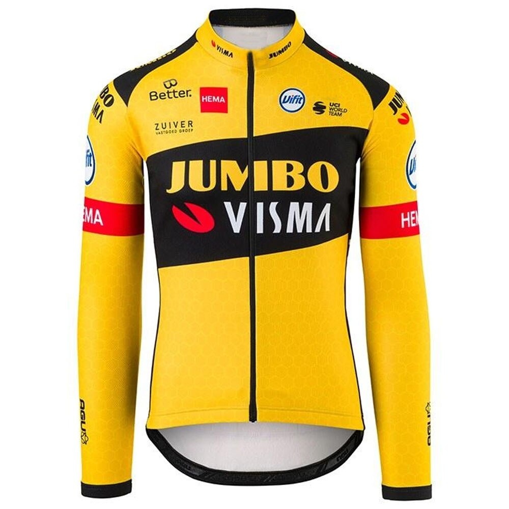 Jumbo Visma Pro Team Long Set (with Fleece Option) - Retro Cycling