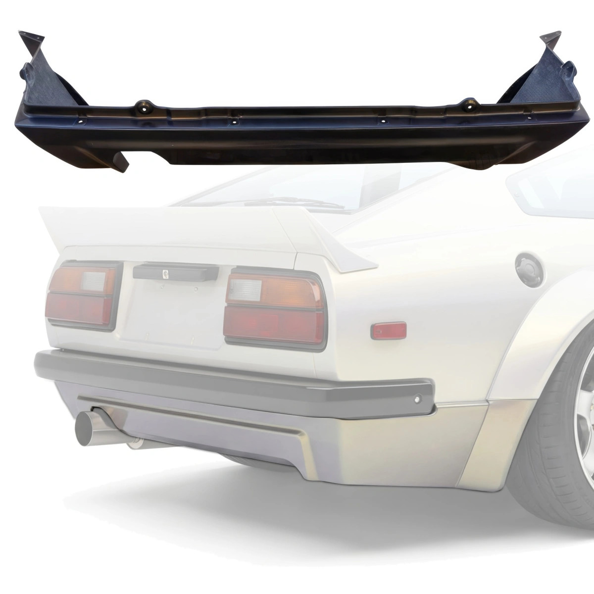 れいんぼー FRP TKYO Wide Body Rear Bumper (lower) > Datsun 280ZX (S130) 79-83