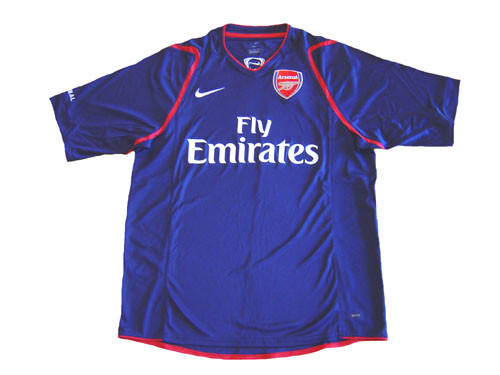 NIKE ARSENAL 2007 TRAINING JERSEY NAVY BLUE - Soccer Plus