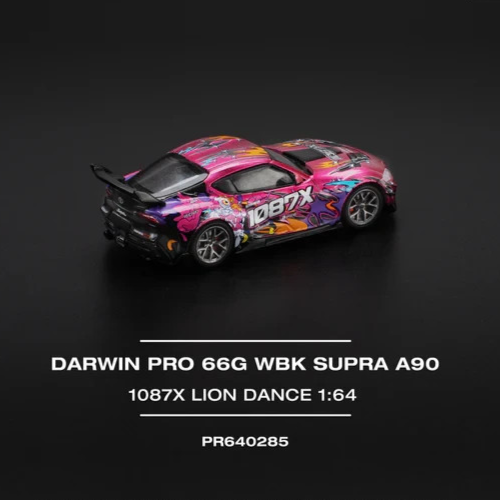 Pop 1/64 Die Cast TOYOTA SUPRA A90 Darwin Pro 66g WBK Lion Dance