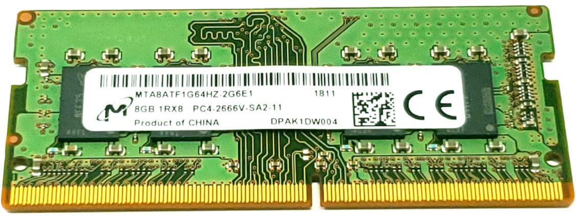Micron MTA8ATF1G64HZ-2G6E1 - 8GB 2666Mhz PC4-2666V 1.2V DDR4