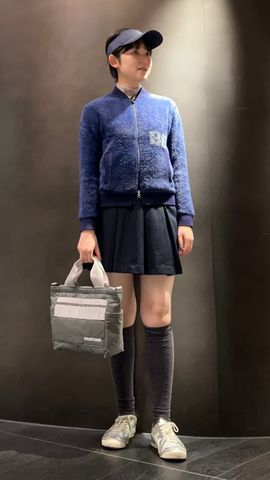 CL WOMEN'S WOOLY PLEATED SKIRT（CLウイメンズウーリープリーツド