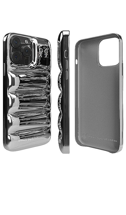 Urban Sophistication Iphone 15 Pro Max Glazed Puffer Case in Black