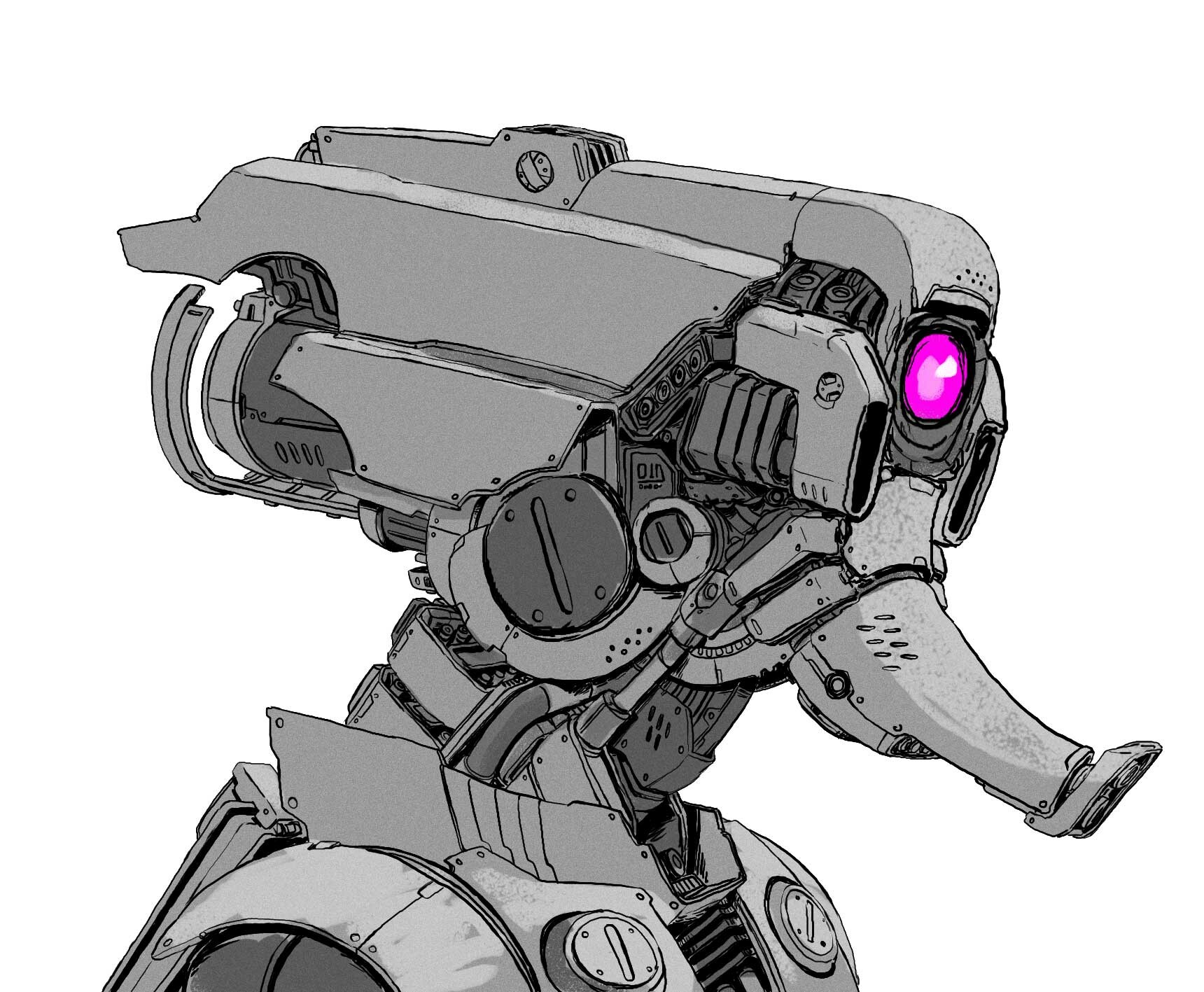 Josh Matamoros - SKETCHES: Robots