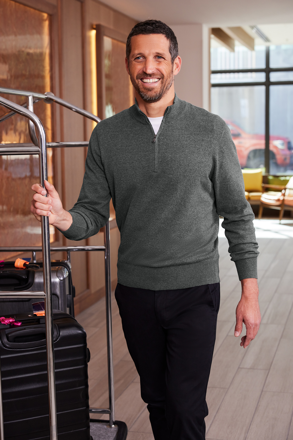 Port Authority Easy Care 1/4-Zip Sweater | Product | Company Casuals