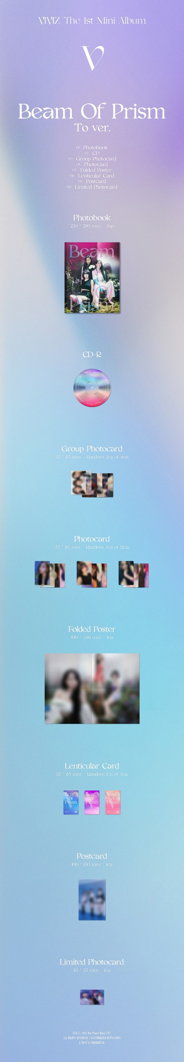 VIVIZ｜ファースト・ミニアルバム『Beam Of Prism』 - TOWER RECORDS