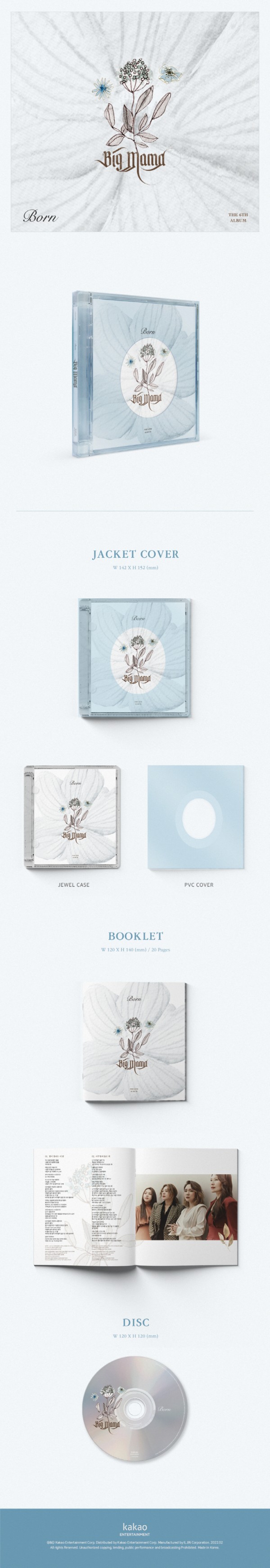 BIGMAMA｜約12年振りのフルアルバム！韓国6集『Born(本)』 - TOWER