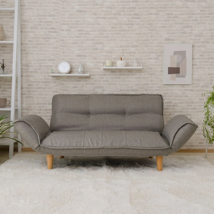 カウチソファ 2人掛け「KAN」タスク・テクノ生地スタイル — 【セルタン