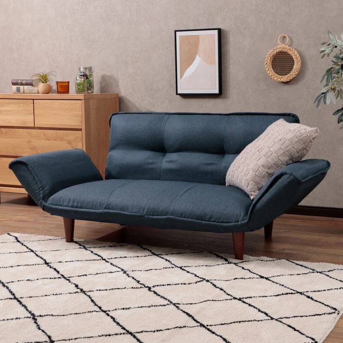 カウチソファ 2人掛け「KAN」タスク・テクノ生地スタイル — 【セルタン