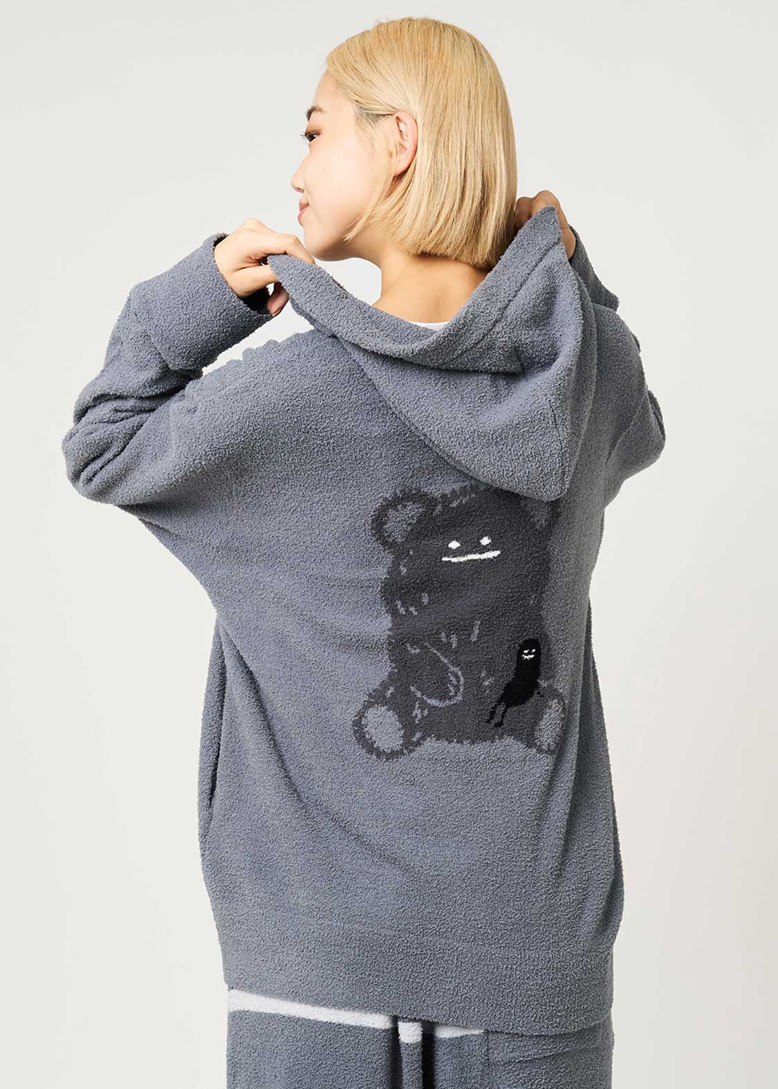 モコモコビューティフルシャドー｜ジャカードジップパーカー｜ホーム