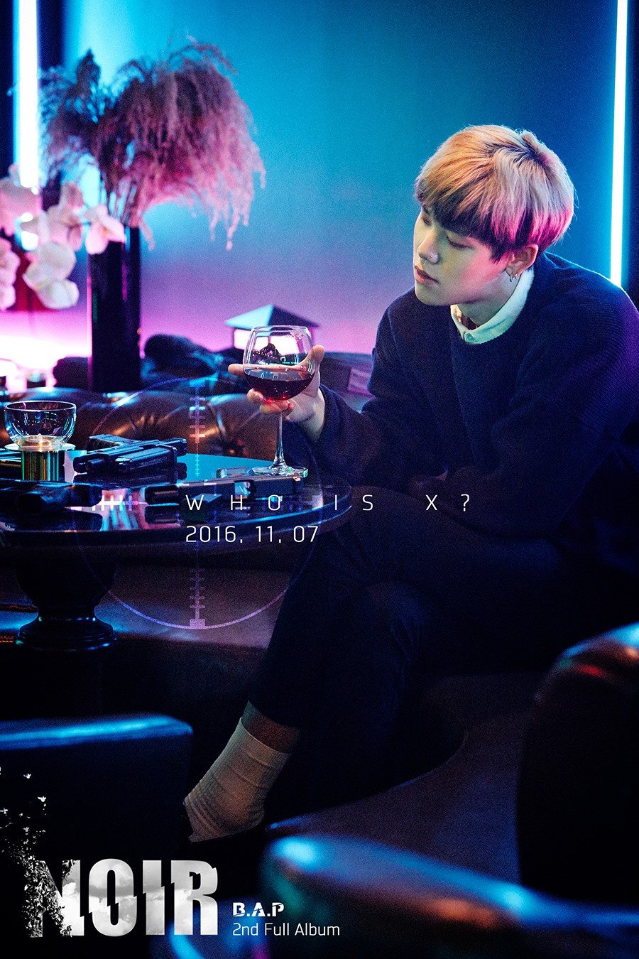 B.A.P 2nd Album Noir Official Poster - Limited Edition Member