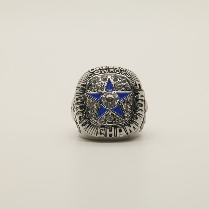 1971 Dallas Cowboys Super Bowl Ring Roger Staubach Silver