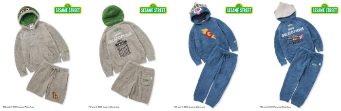 セサミストリート」×「gelato pique」コラボレーションルームウェアが