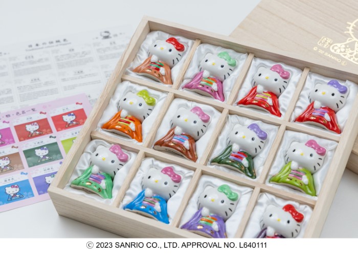 ハローキティ」×「DICカラーガイド 日本の伝統色」初コラボ！陶器の