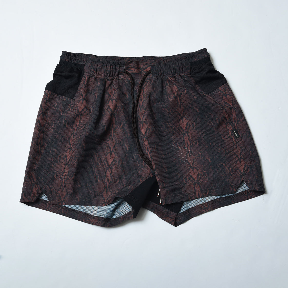 PYTHON PATTERN 7 POCKETS RACING SHORTS