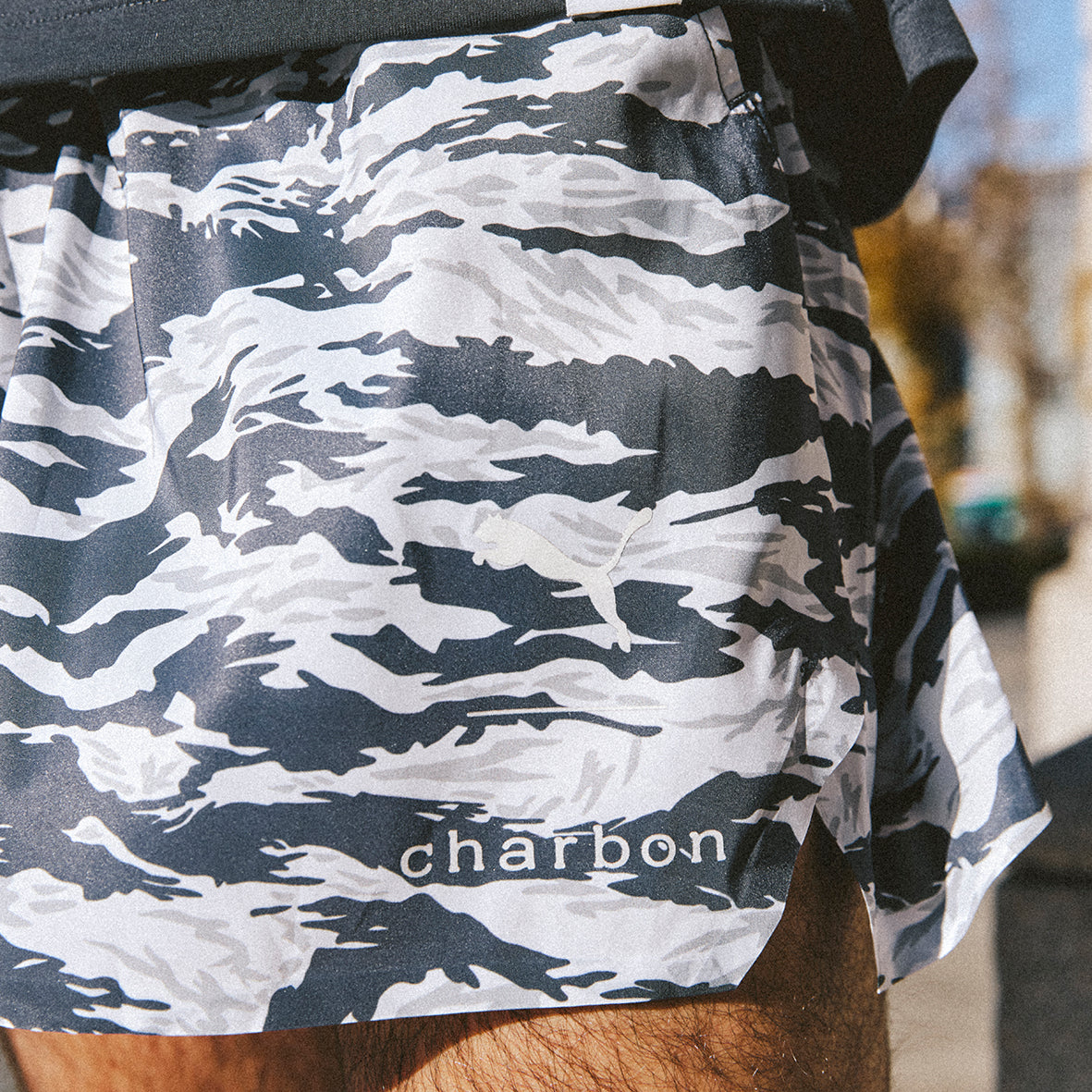 PUMA × CHARBON 7 POCKETS RACING SHORTS